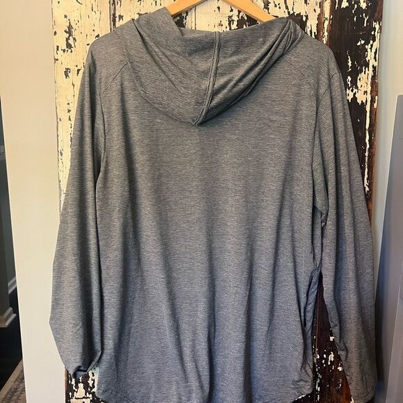 Alabama Crimson Tide size Large Signature Gray Textured hooded Sweatshirt - Picture 3 of 7